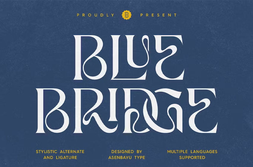 Blue Bridge Font