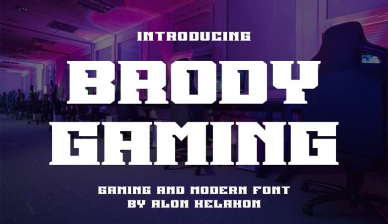 Brody Gaming Font