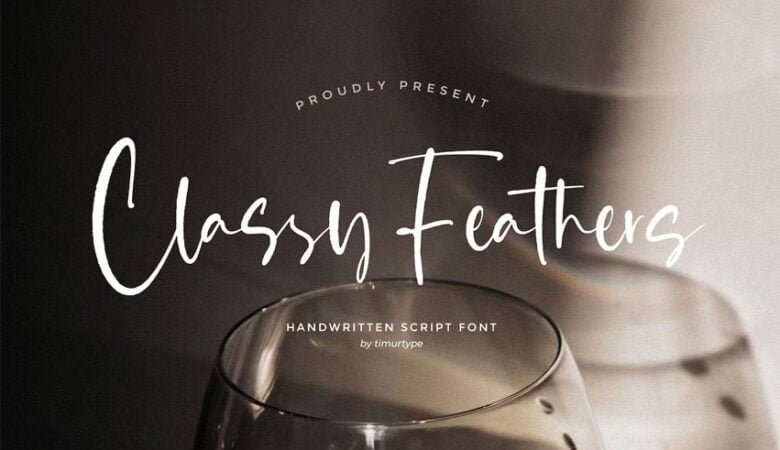 Classy Feathers Font