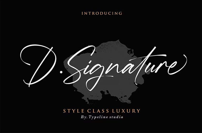 D.Signature Font