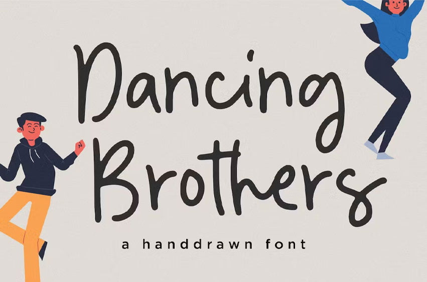 Dancing Brothers Font