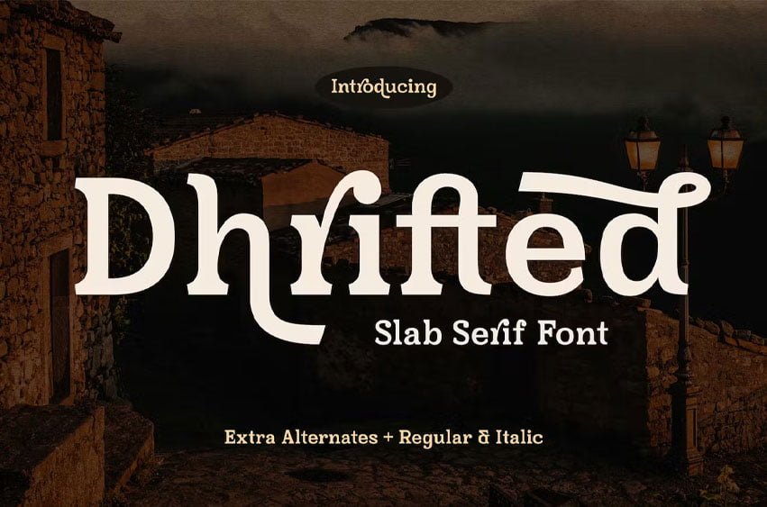 Dhrifted Font