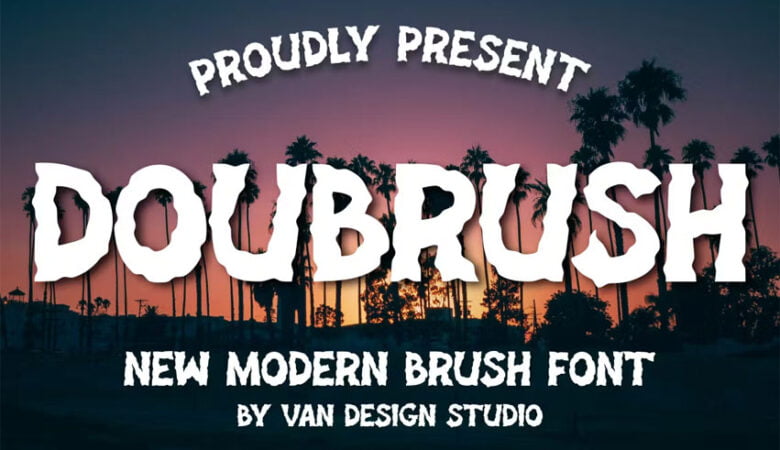 Doubrush Font