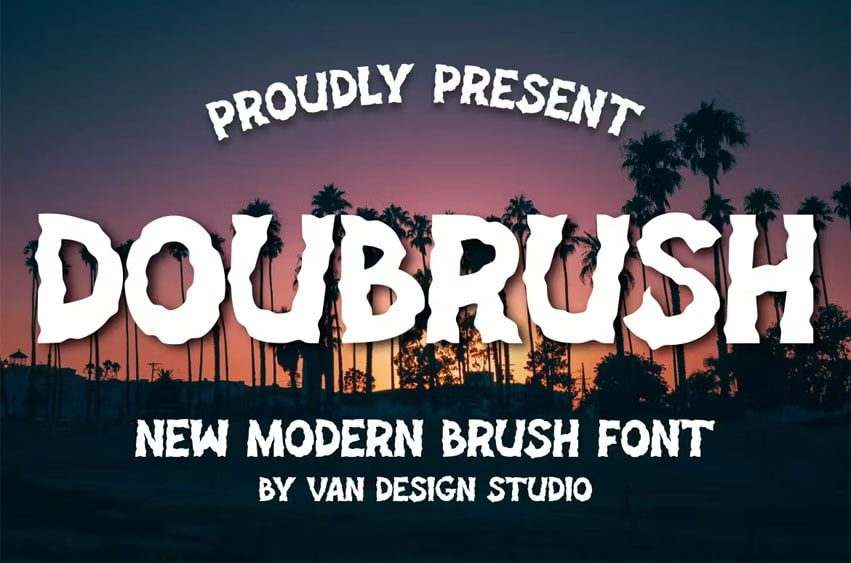 Doubrush Font