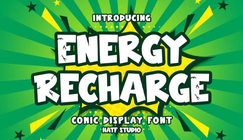 Energy Recharge Font