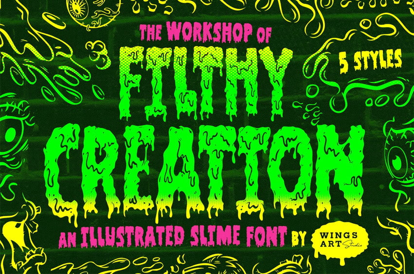 Filthy Creation Font