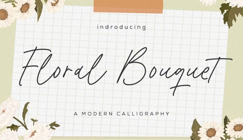 Floral Bouquet Font