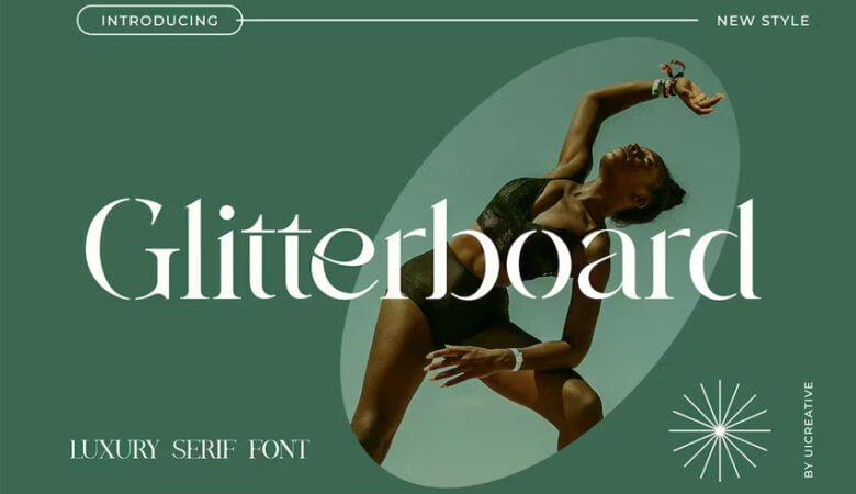 Glitteboard Font