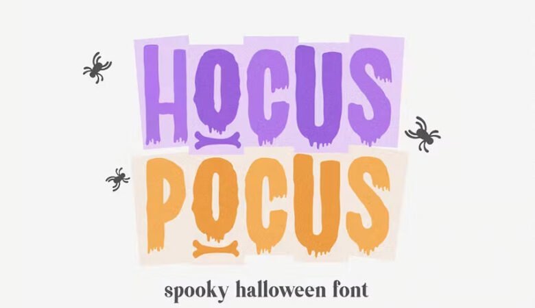 Hocus Pocus Halloween Font