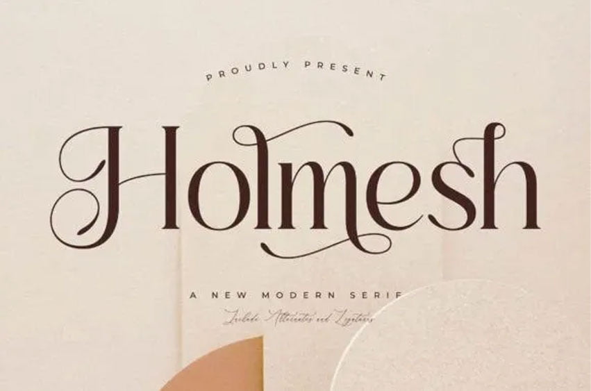 Holmesh Font - FreeDaFonts