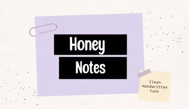 Honey Notes Font