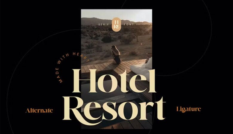 Hotel Resort Font