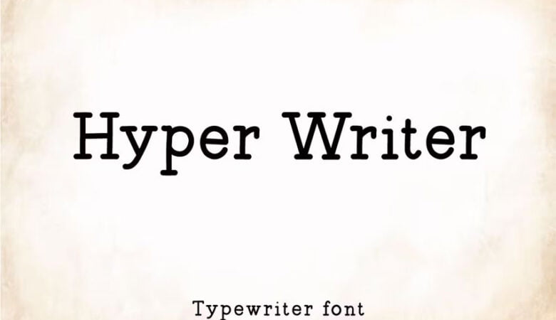 Hyper Writer Font