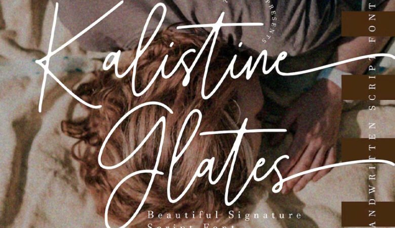 Kalistine Glates Font
