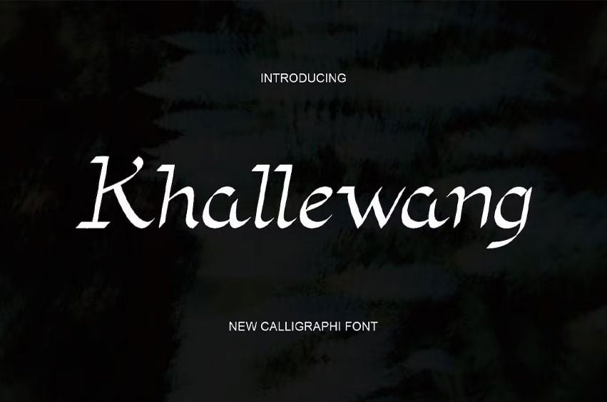 Khallewang Font
