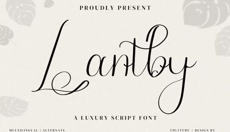 Lantby Font