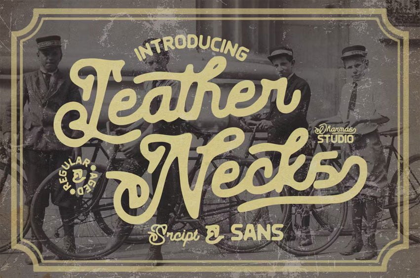 Leather Necks Font