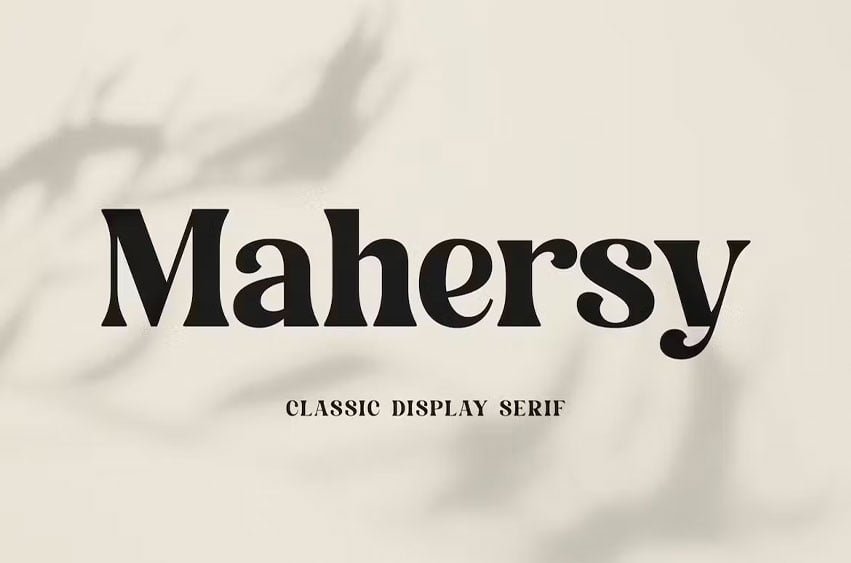 Mahersy Font