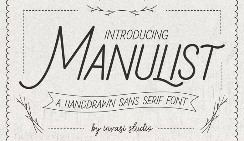 Manulist Font