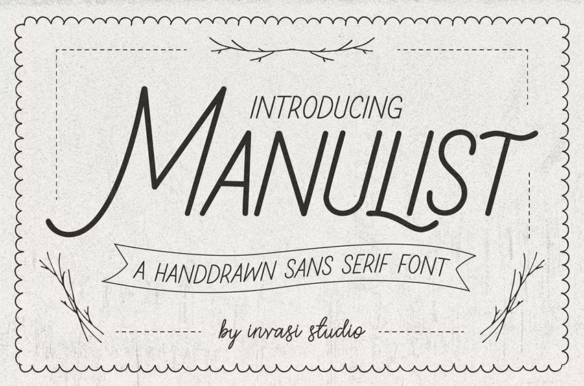 Manulist Font