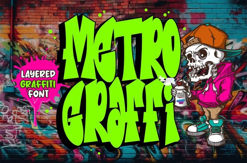 Metro Graffi Font