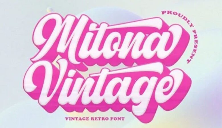 Mitona Vintage Font