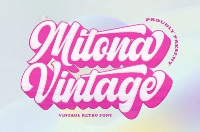 Mitona Vintage Font