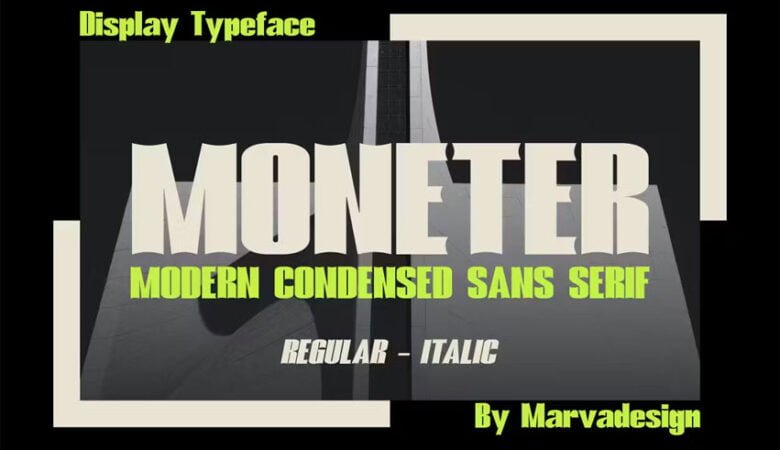 Moneter Font