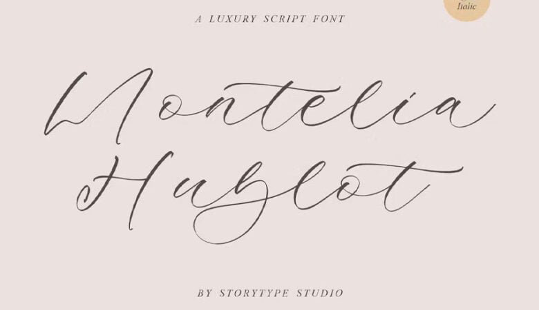 Montelia Hublot Font