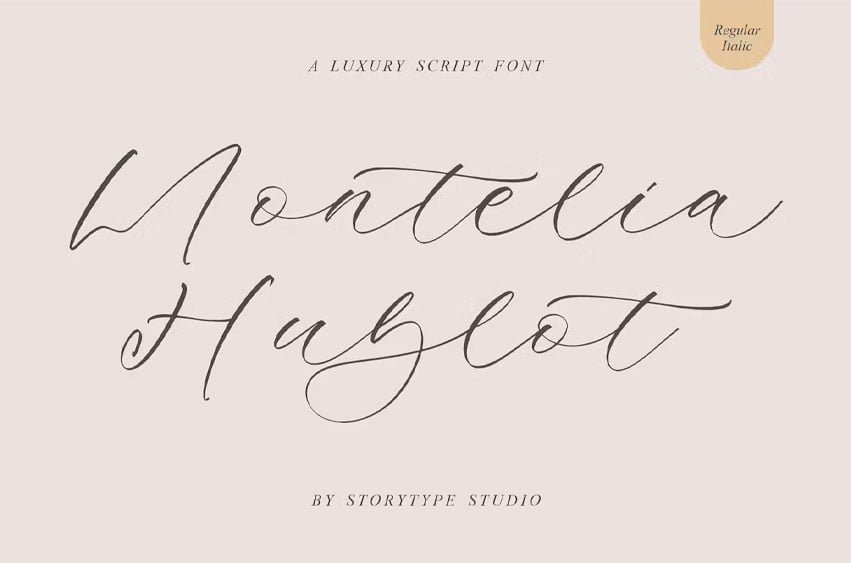 Montelia Hublot Font