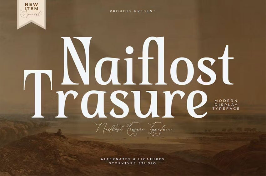 Naiflost Trasure Font