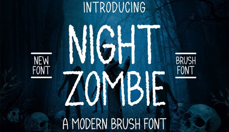 Night Zombie Font