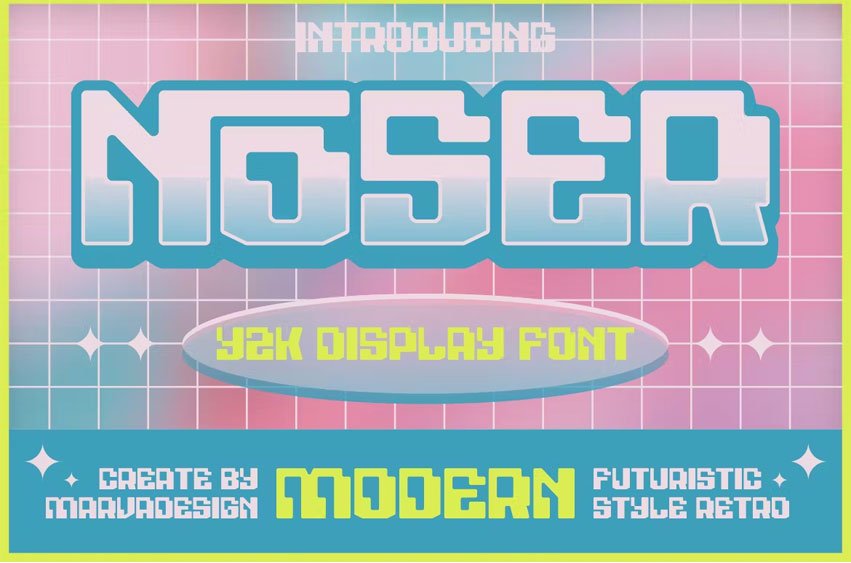 Noser Y2K Font