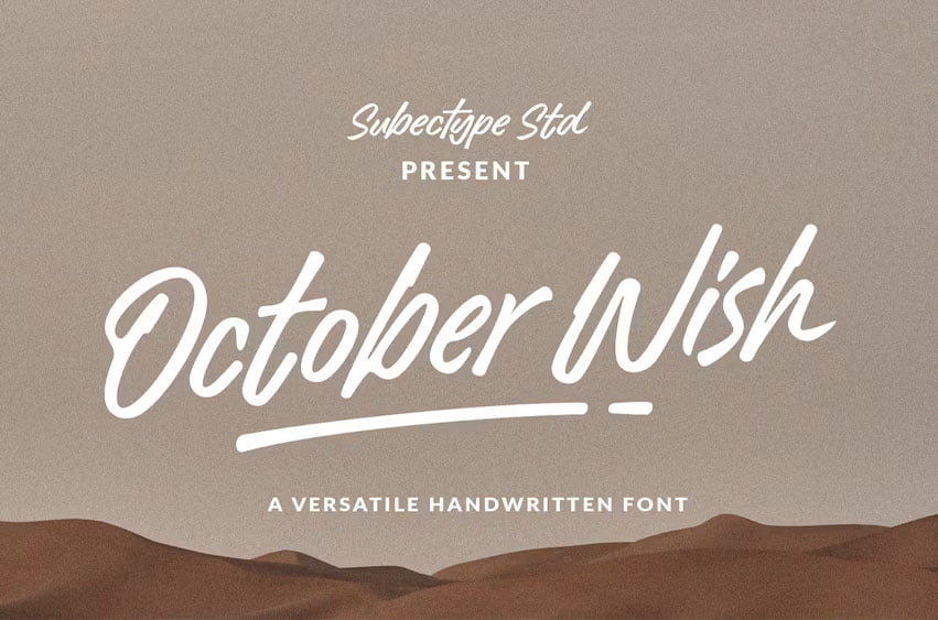 October Wish Font