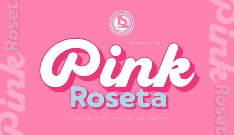 Pink Roseta Font
