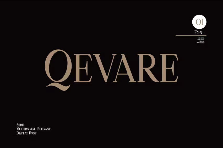 Qevare Font