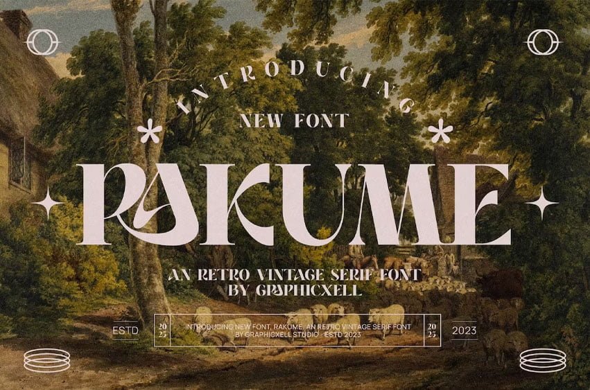 Rakume Font
