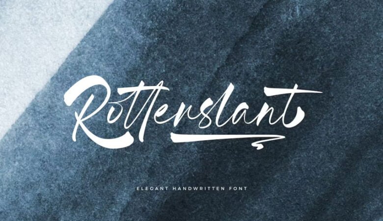 Rotterslant Font