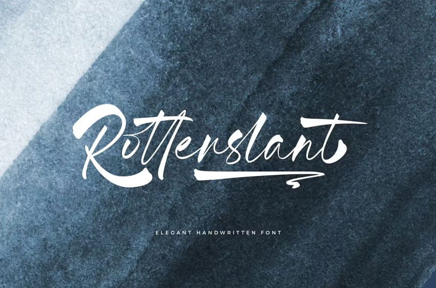 Rotterslant Font
