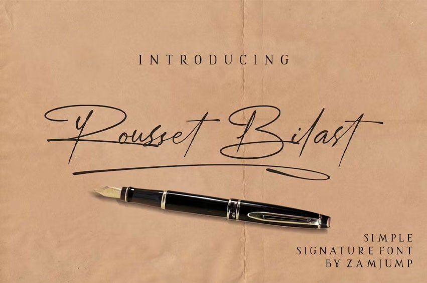 Rousset Bilast Font