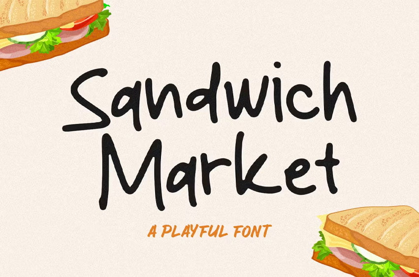 Sandwich Market Font