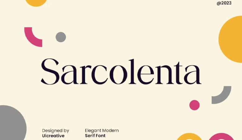 Sarconlenta Font