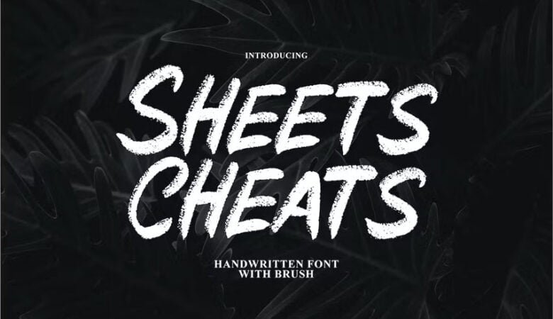 Sheets Cheats Font