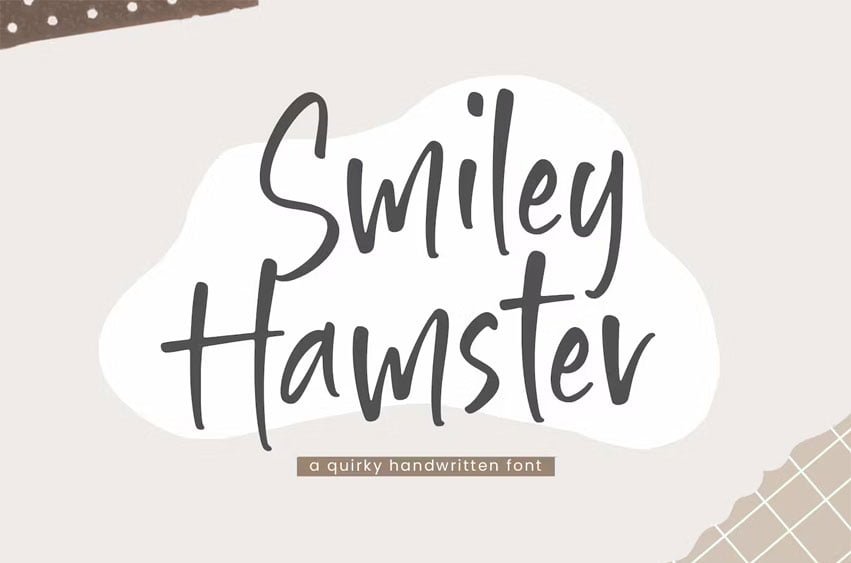 Smiley Hamster Font