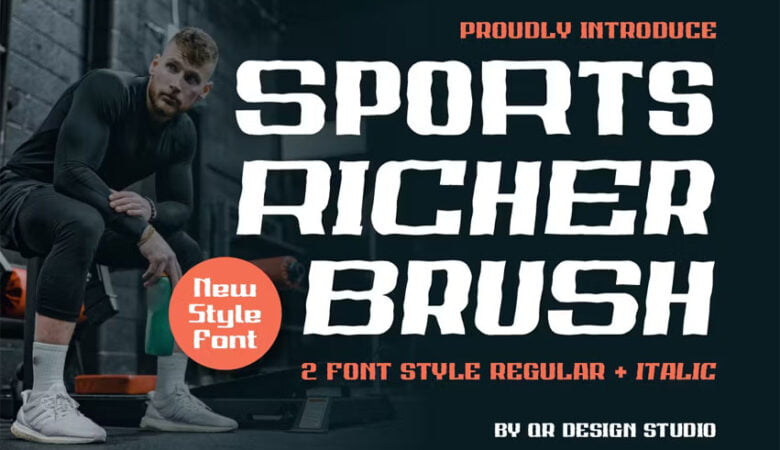 Sports Richer Brush Font