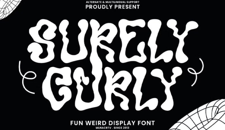 Surely Curly Font
