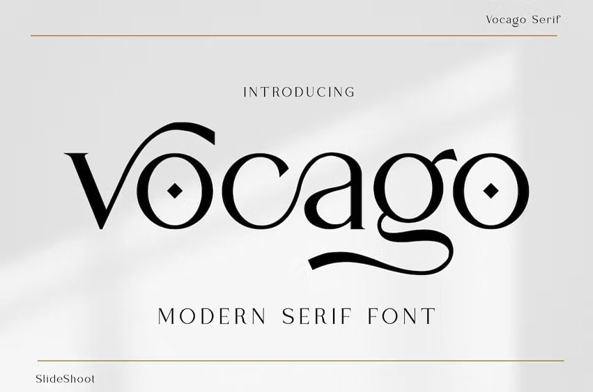 Vocago Font - FreeDaFonts