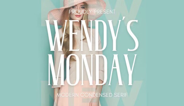 Wendy's Monday Font