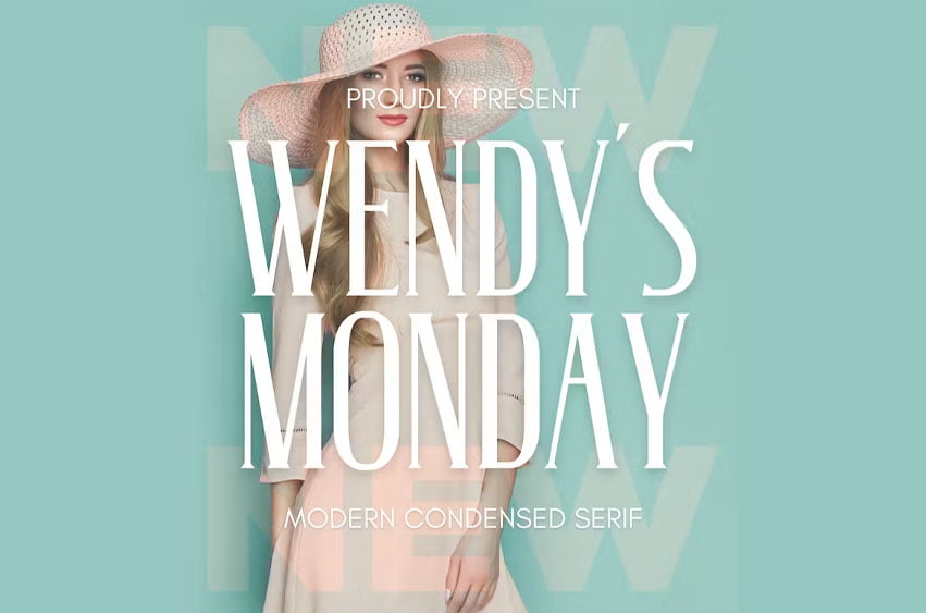 Wendy's Monday Font