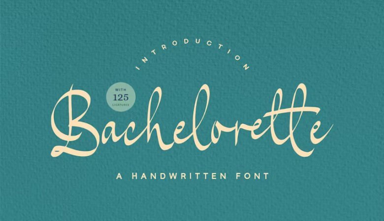 Bachelorette Font